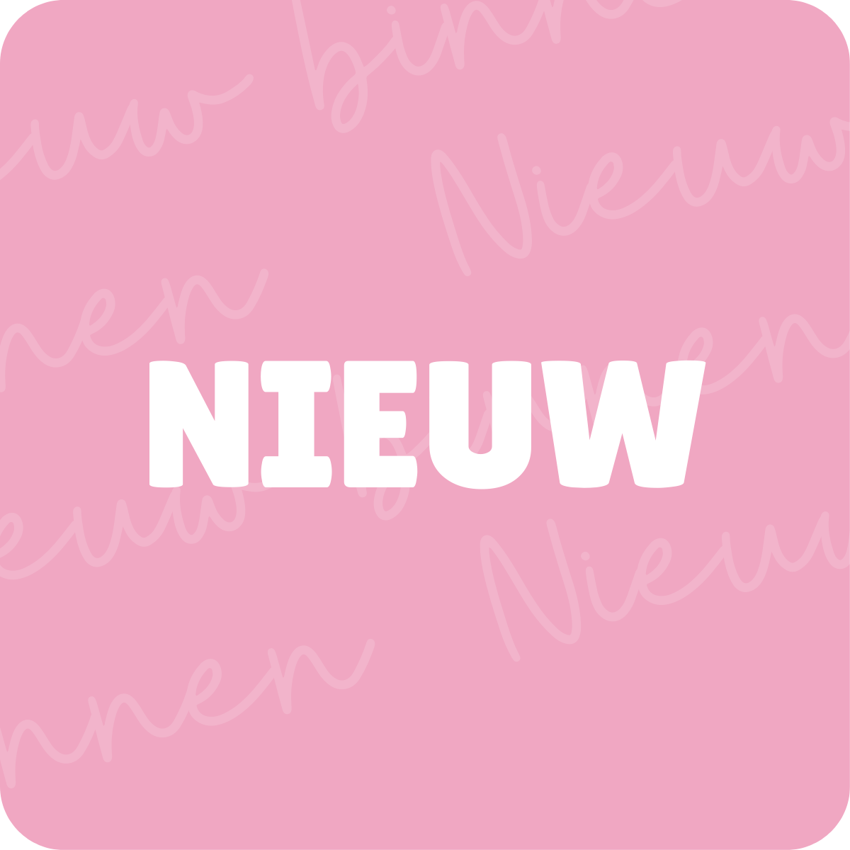 Nieuw binnen
